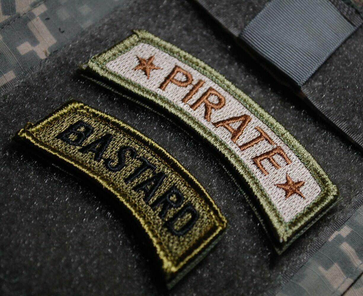 Syria-Iraq DAESH WHACKER GREEN BERET ADVISERS 2" 2-TAB: Marvel Comics Iron-man