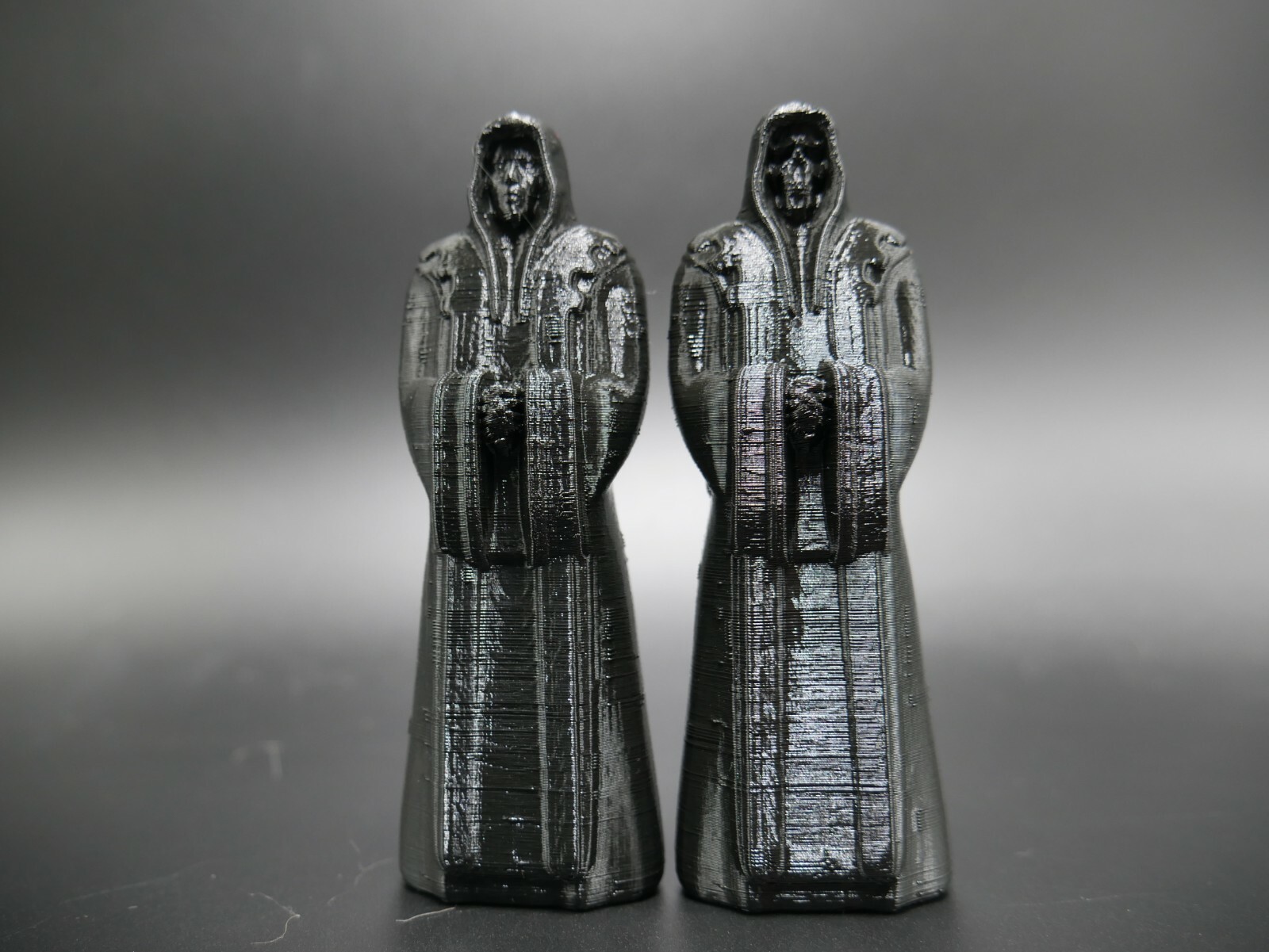 Tabletop Terrain Crypt Dark Priest Statues four total