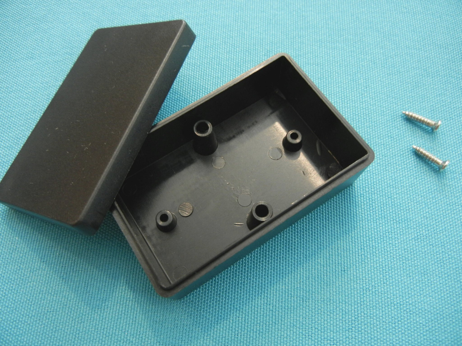 Project Box DIY Plastic Enclosure Case, Black, 55x35x20mm, 6 Boxes with screws