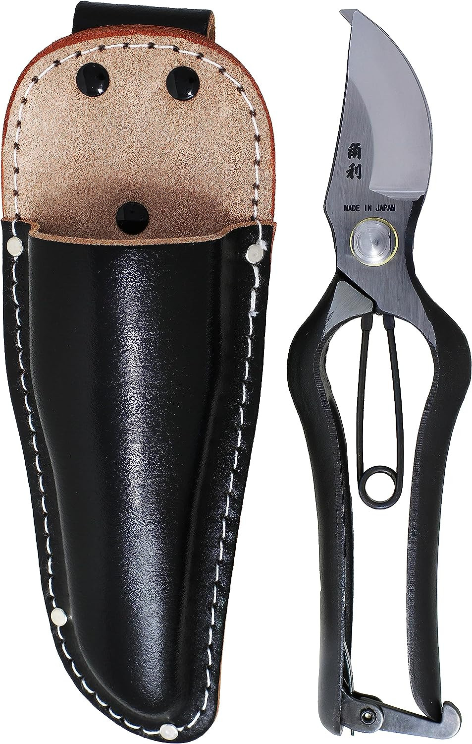 Japanese Pruning Shears for Gardening Heavy Duty 8", Made in JAPAN, Professional