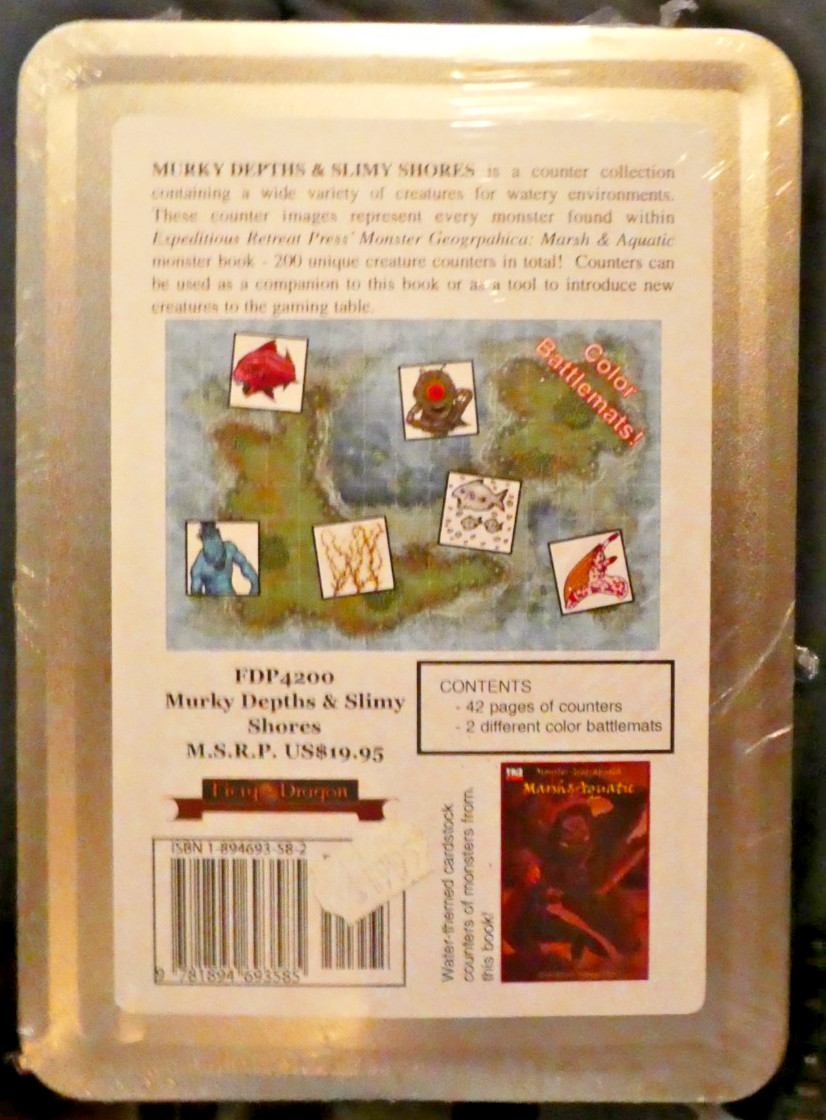 Fiery Dragon Counter Collections Murky Depths & Slimy Shores SEALED MINT