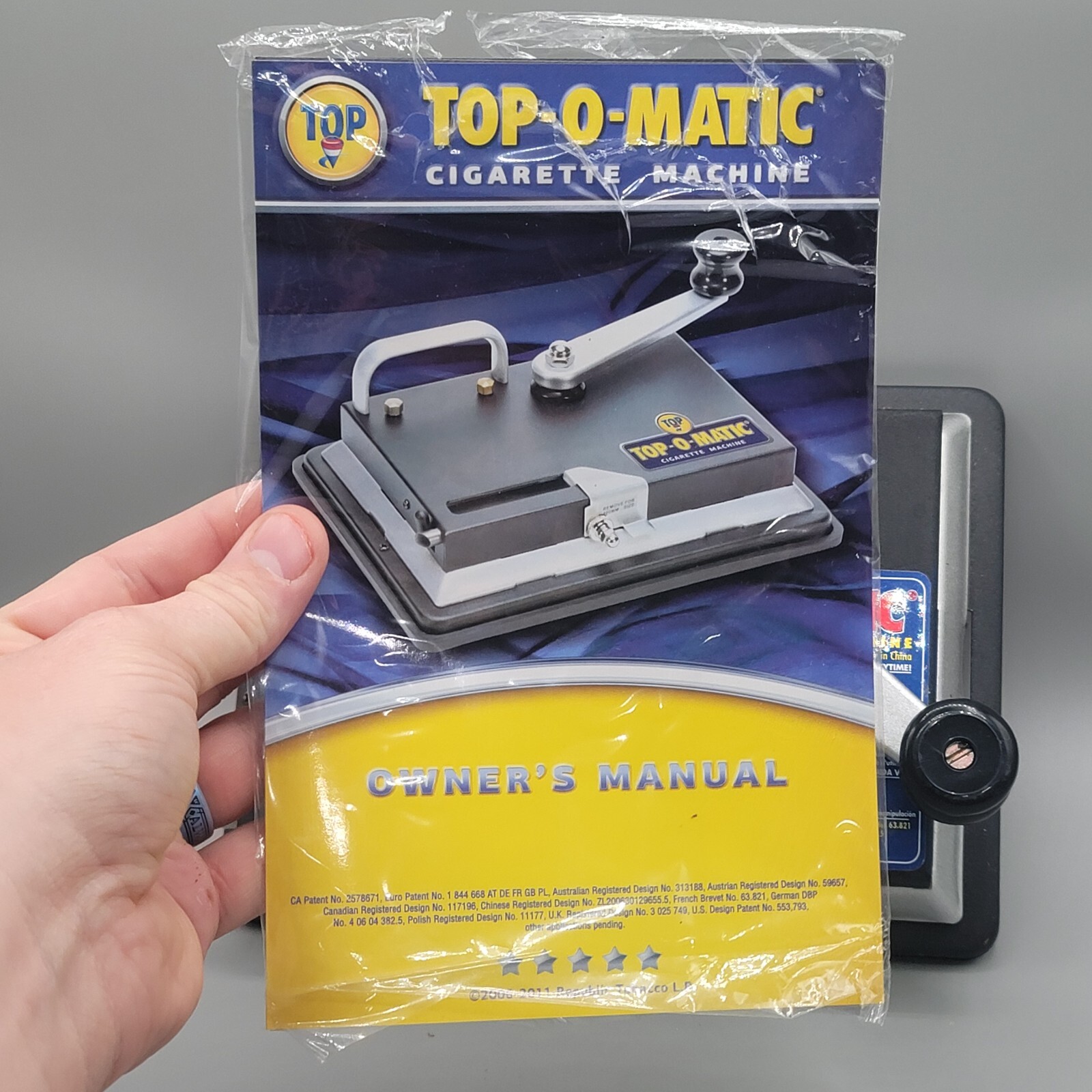 TOP-O-Matic Cigarette Rolling Machine Makes King Size or 100mm In Box