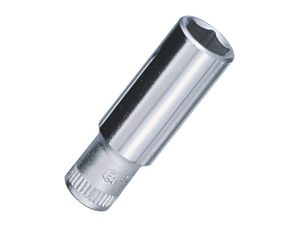 Genius Tools 1/4" Dr. 7/16" Deep Hand Socket - 285214