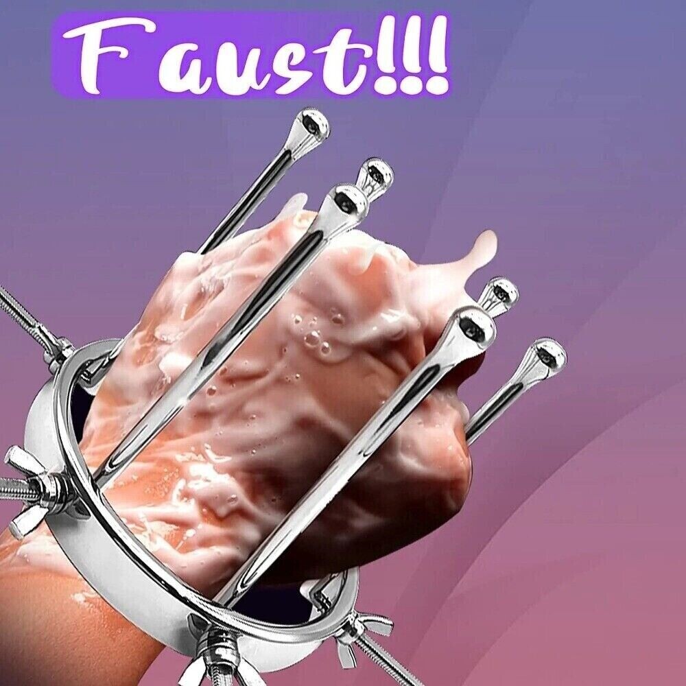BDSM Chastity Adjustable Speculum Stainless Steel Dilator Expander Spreader Ring