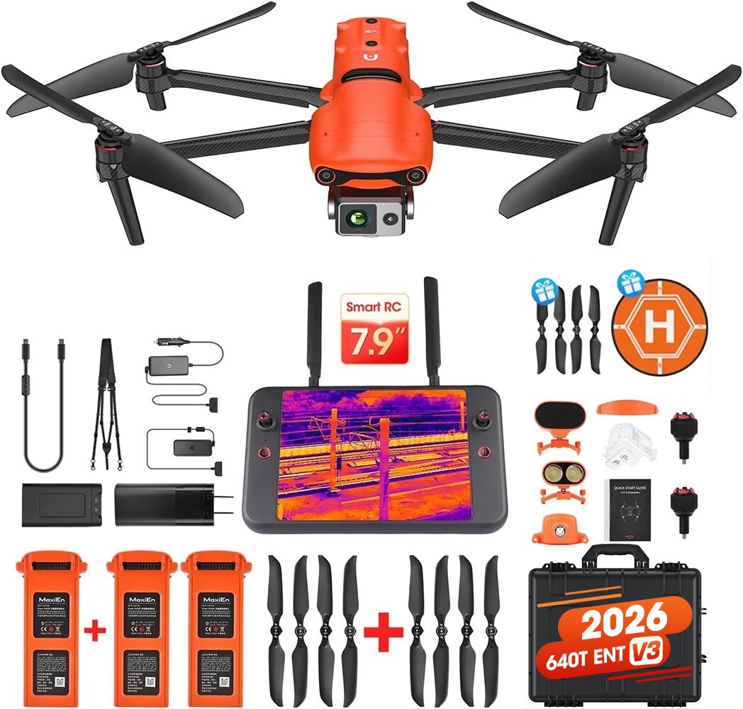 Autel Robotics EVO II Dual 640T Enterprise V3 Bundles Remote ID US Ver.