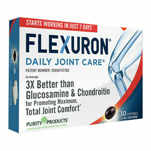 Flexuron Daily Joint Care by Purity Products 30 softgels Fresh Krill exp 4/2028