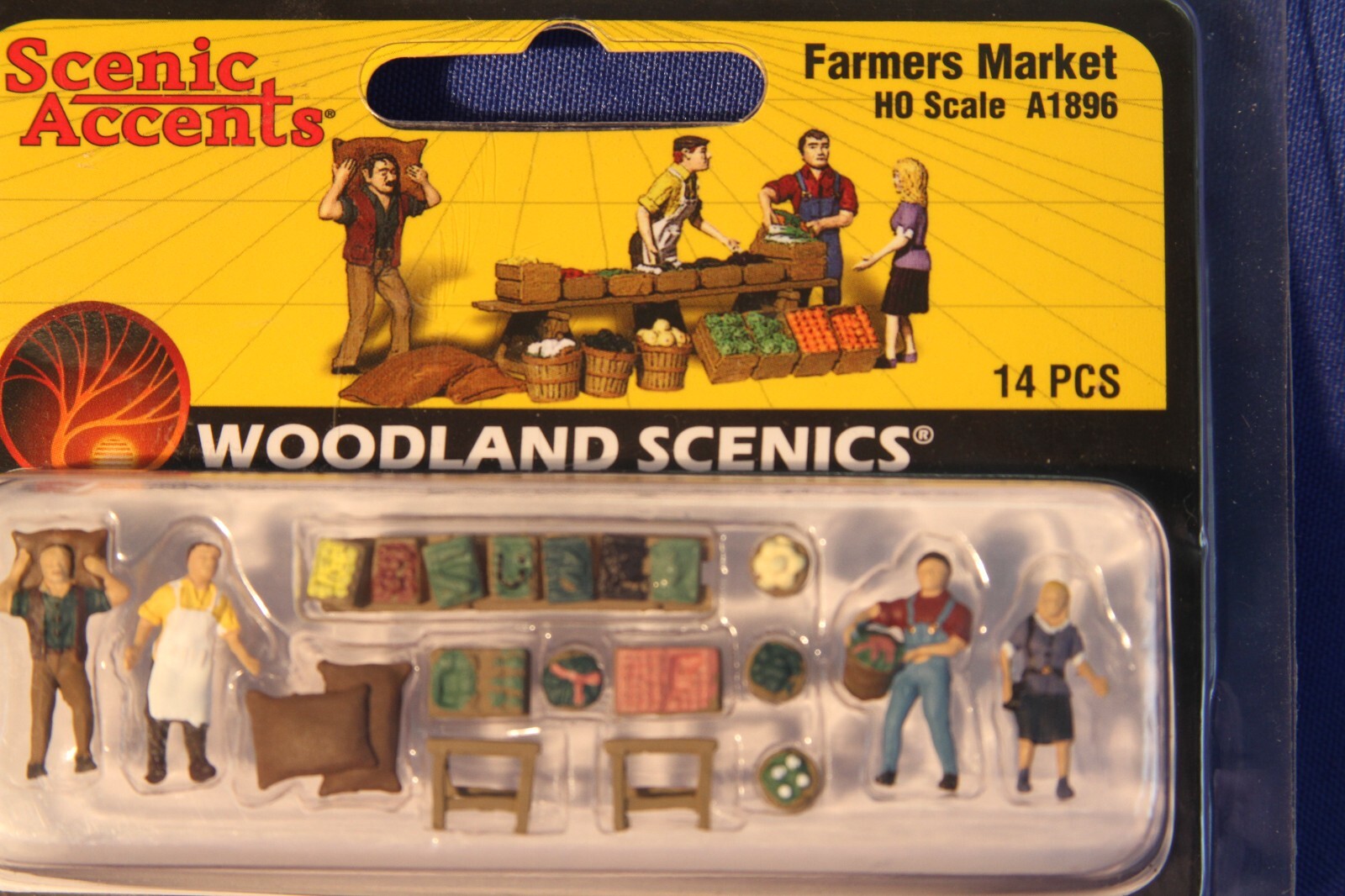 Woodland Scenics - Farmer's Market (14 pcs.) - HO Scale - A1896