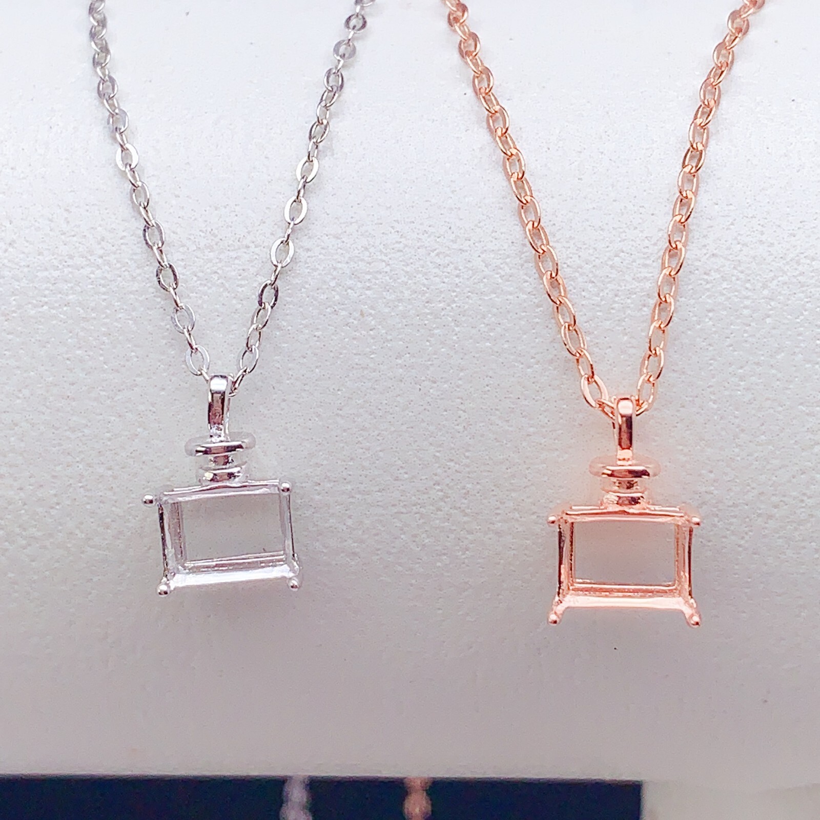 Silver 925 pendant empty setting, DIY blank setting YD78