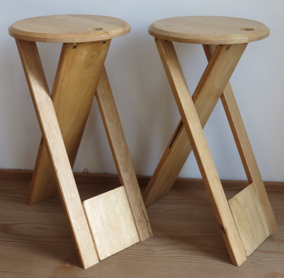 Vintage 80s Suzy Stools by Adrian Reed for Princess Design Works Set of 2