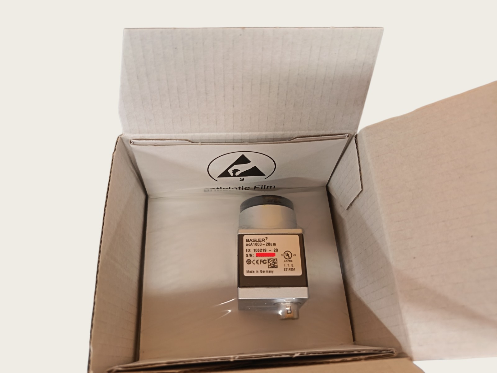 new BASLER acA1600-20gm ndustrial camera