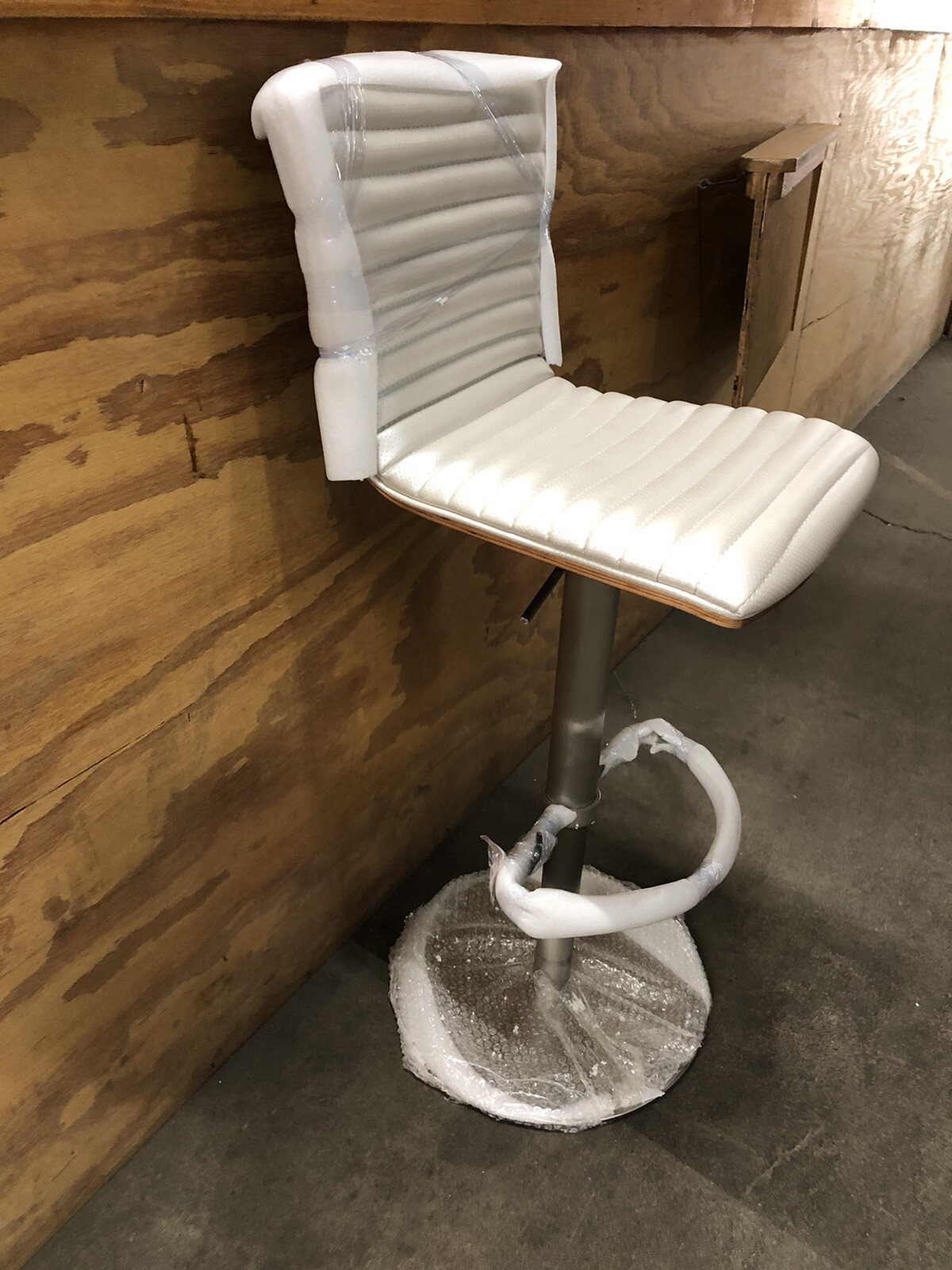 Bellini Modern Living Argenta Bar Stool Argenta WHT