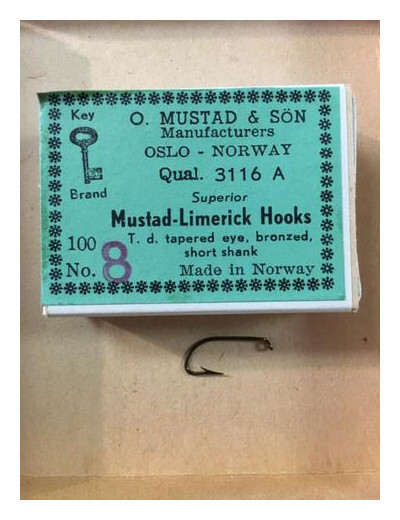 Mustad Classic - 3116 A Limerick Hook - 100 Pack - Made in Norway