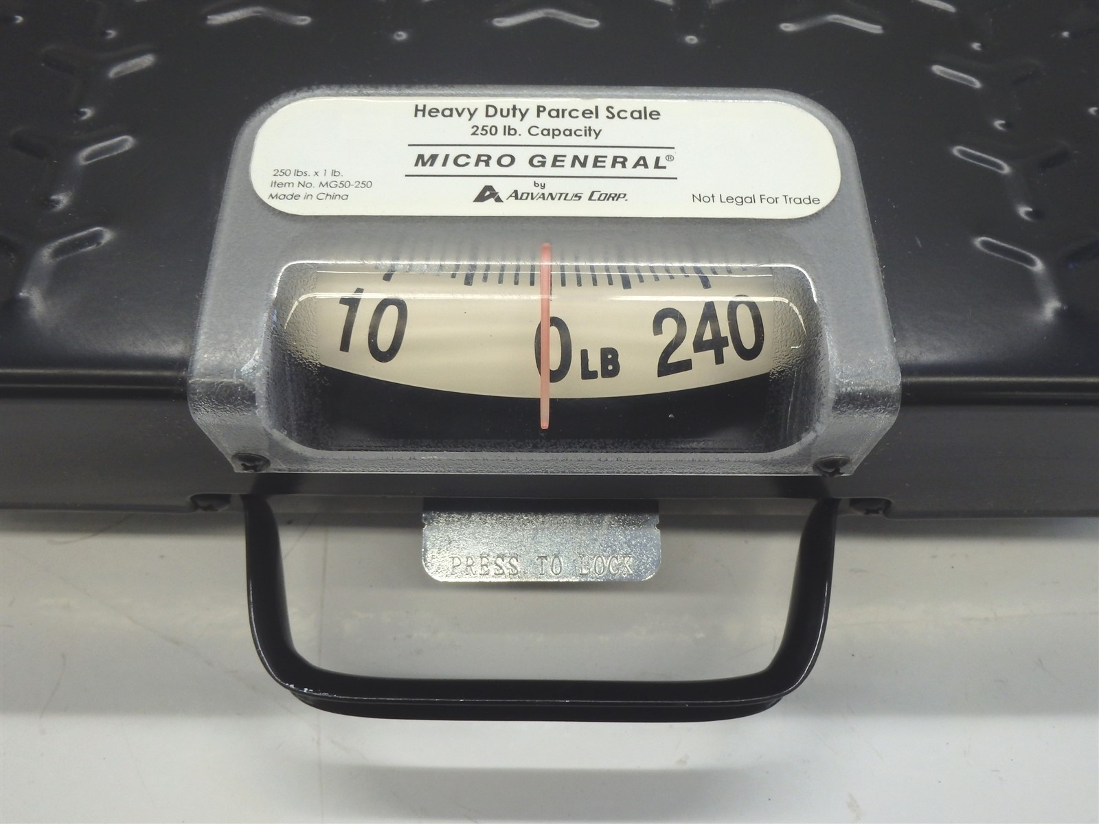 Micro General MG50-250 Heavy Duty Parcel Scale 250 Lbs.