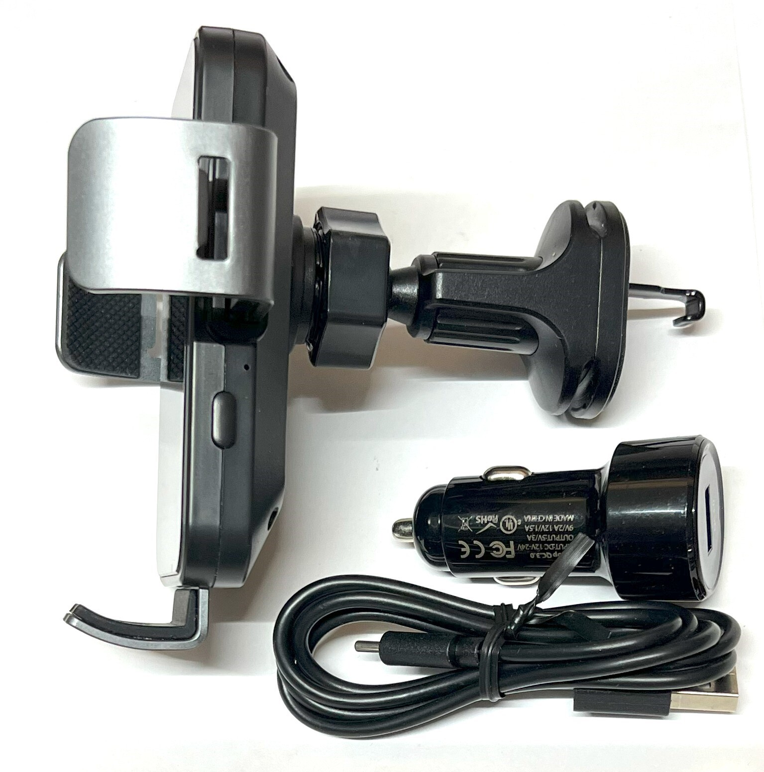Bracketron PwrUp Qi 15W Wireless Charge Car Vent Mount for iPhone 15/14/13/12/11