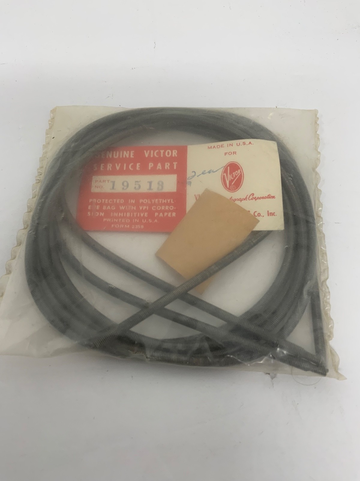 Genuine Victor Service Part 19513 New Sealed Package