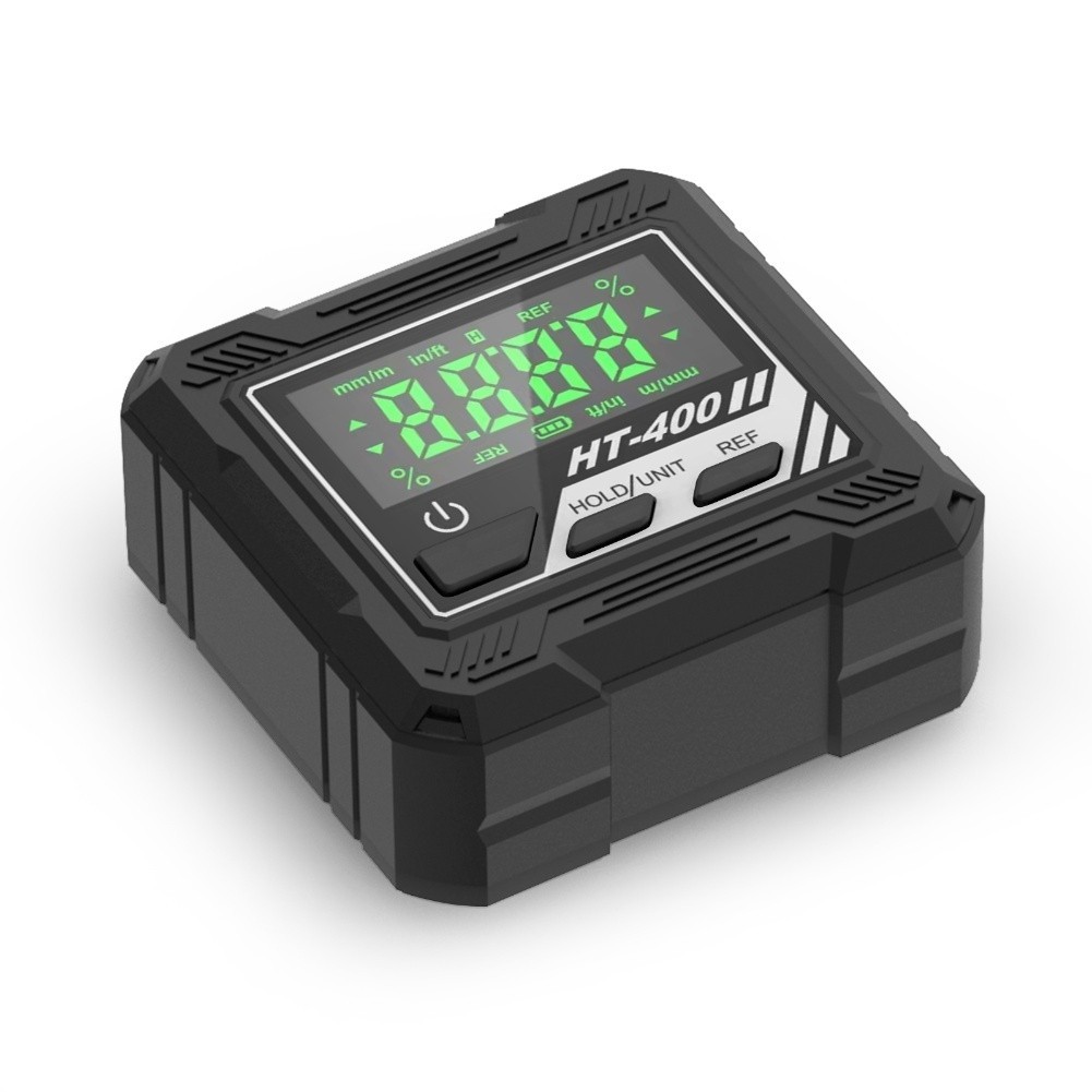 Digital Inclinometer with Magnetic Base and Backlit LCD for Woodworking Use