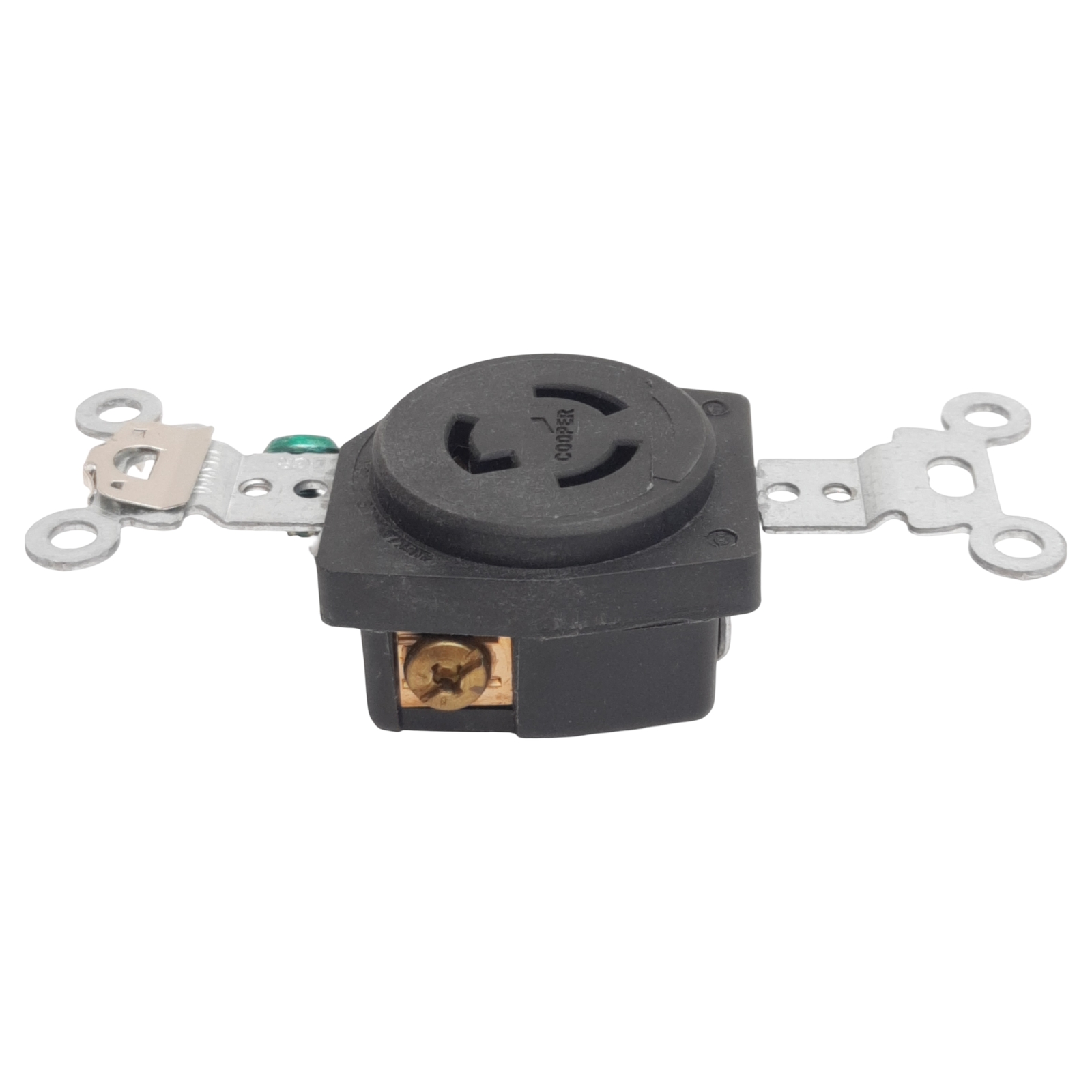 Lot of 2 Eaton Arrow Hart CWL515R Locking Receptacle, 2-Pole/3-Wire, 15A 125VAC