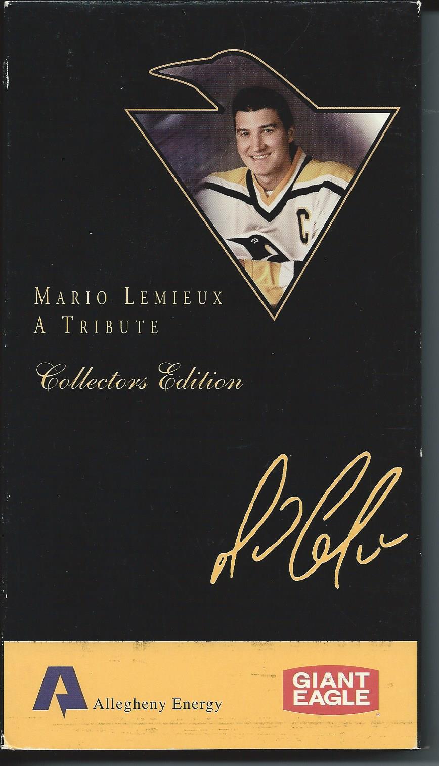 MARIO LEMIUEX SPECIAL TRIBUTE VHS 11/19/1997 IN ORIGINAL BOX