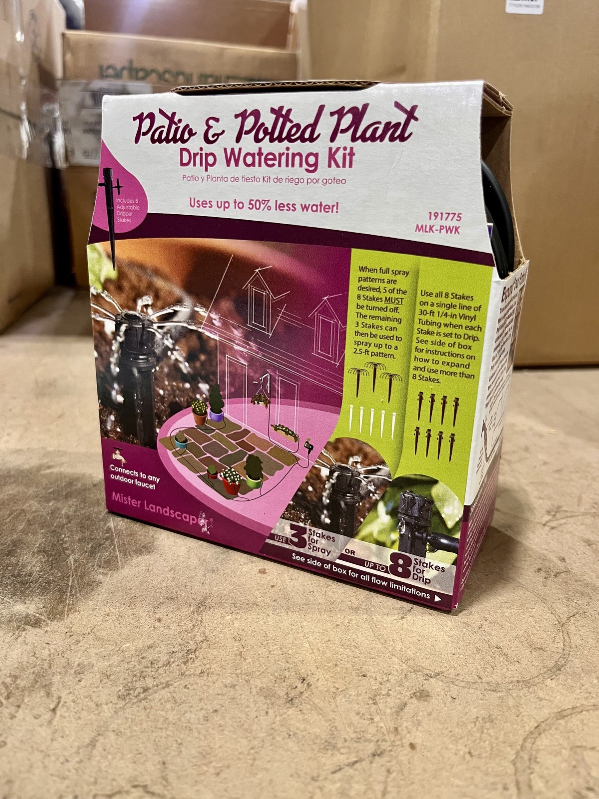 Mister Landscaper Patio and Potted Plant Drip Easy Watering Kit MLK-PWK 191775