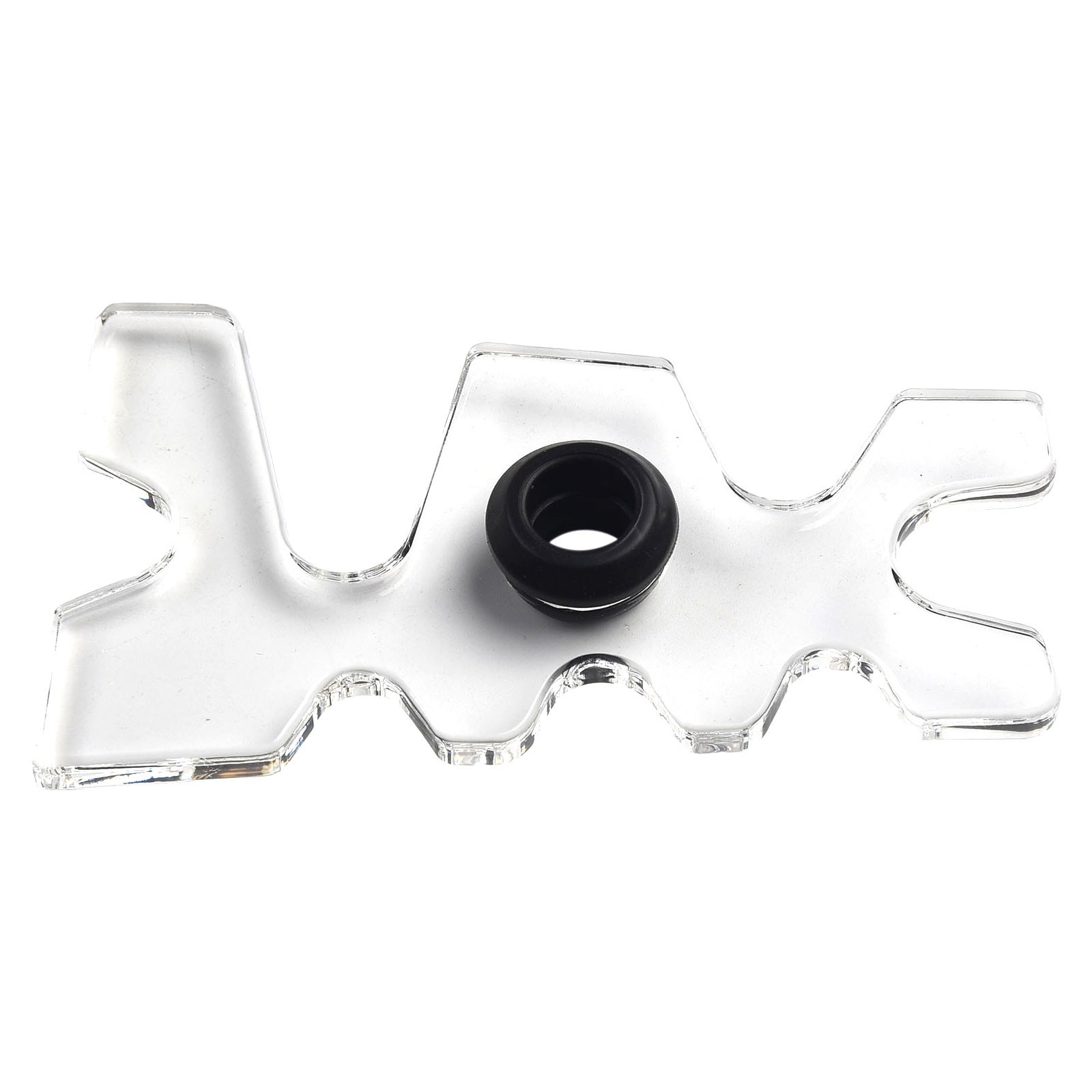 Billiard Cue Head Holder with Adjustable Height Clear Pool Snooker Bridge Rest
