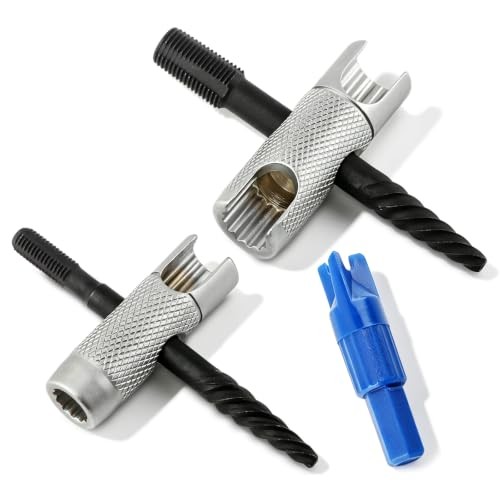 2 Pcs Grease Fitting Tool Set, 4 in 1 Grease Zerk Fitting Tool with Cleaner,