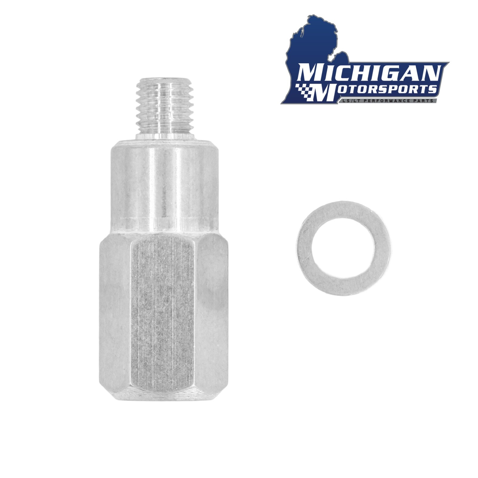 ICT Billet Extended Length LS 1/8" NPT Coolant Temp Sensor Adapter M12-1.5