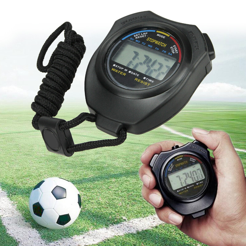 Digital Sport Stopwatch Timer Electronic Digital Countdown Timer and Stopwatch