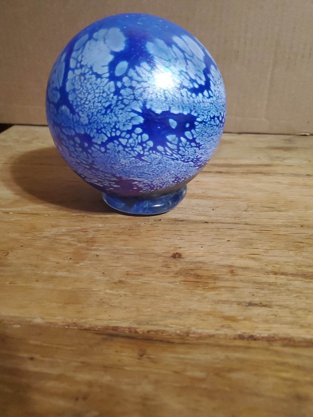 The Glass Forge 2008 Blue/White Globe