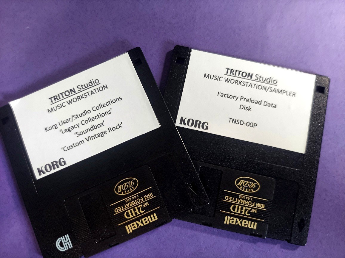 Korg Triton Studio-Factory reset and 6 New Sound Collections