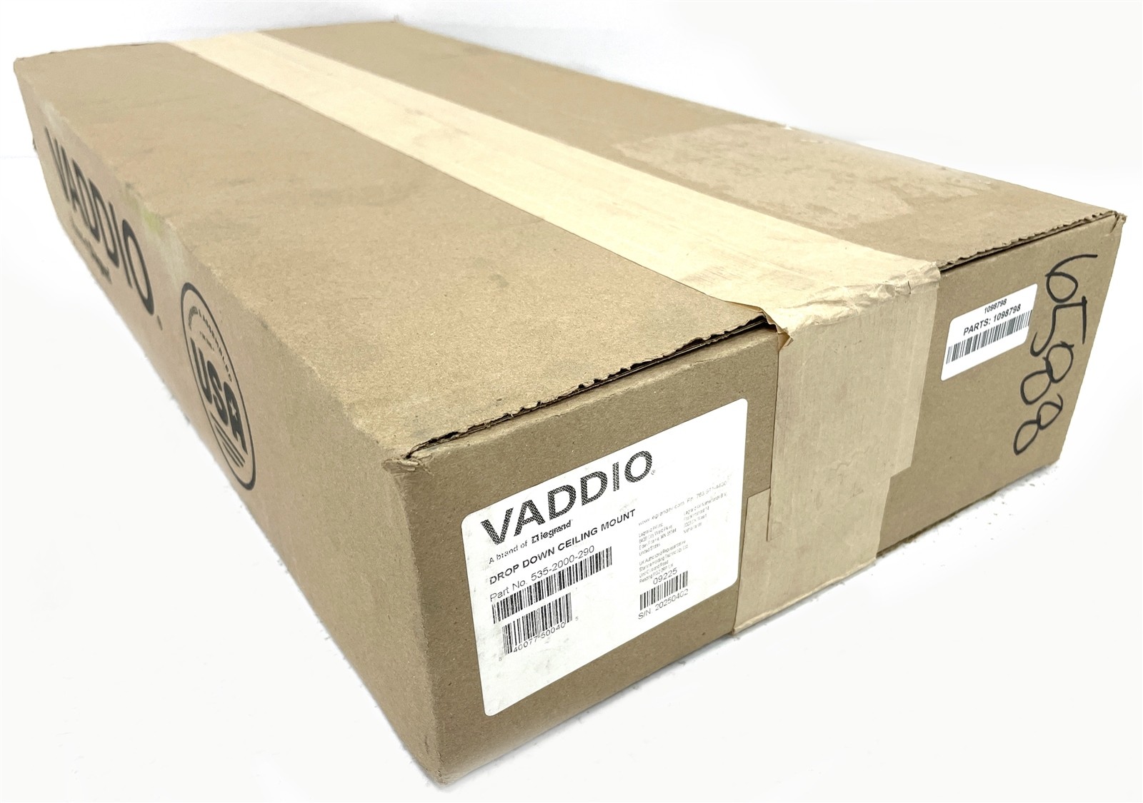Open Box Vaddio Drop Down Ceiling Mount 535-2000-290 for PTZ Cameras