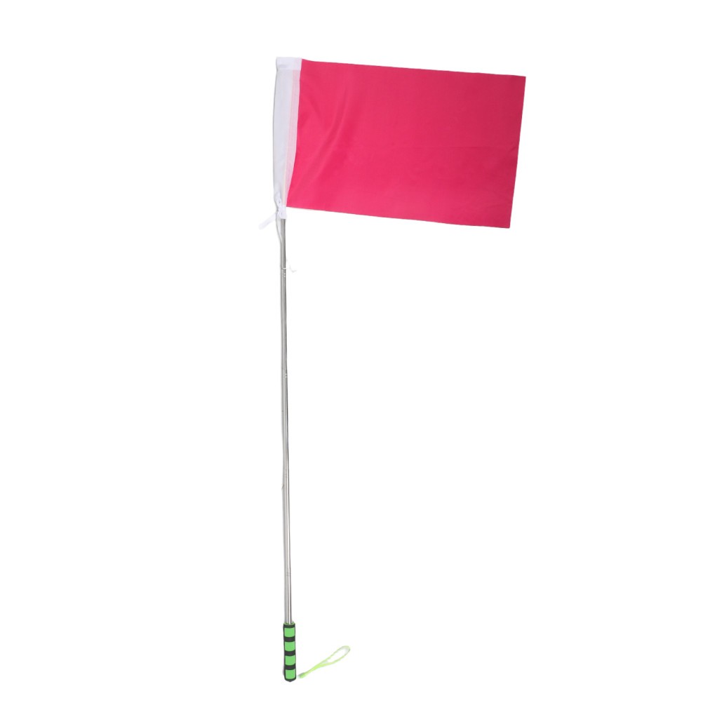 Handheld Tour Guide Flags with Telescopic Flagpole, Bright Color for School