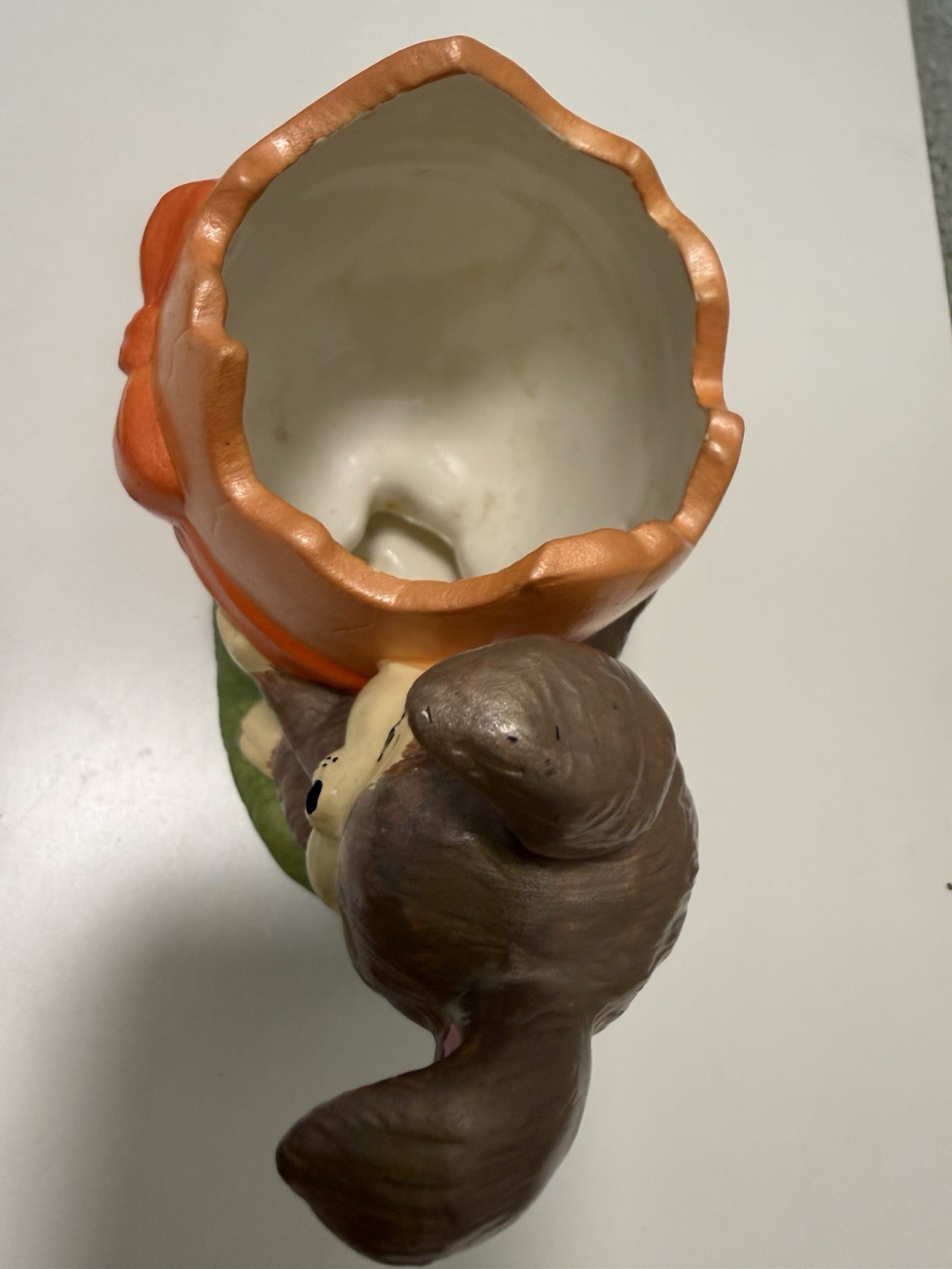 Debbie Miller 1981 Handmade Bunny Vase Vintage Easter Rabbit Planter Decor