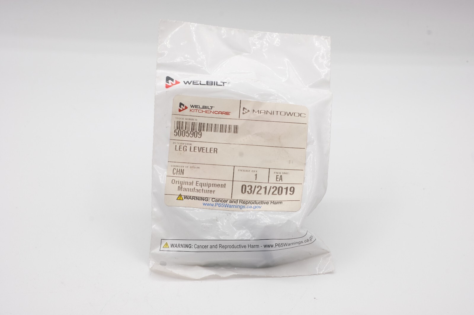 5005909 Manitowoc leveler leg