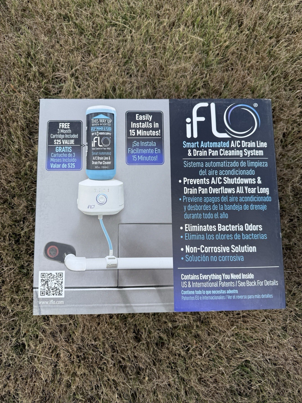 iFLO IFLOKIT01 Smart Automated A/C Drain Line & Pan Cleaning System, New, NIB