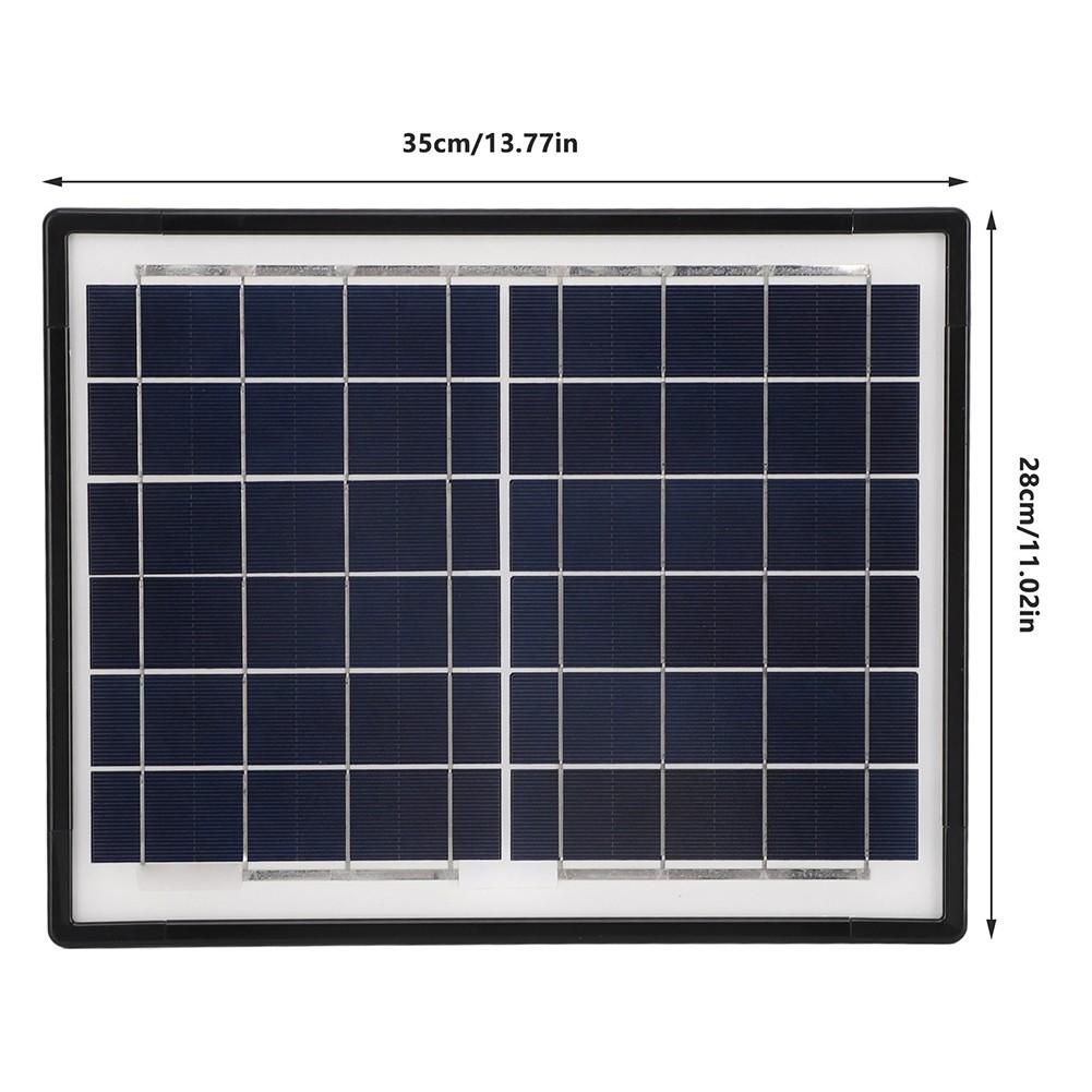 20W 6V Solar Panel for Efficient Off-Grid For RV Boat Motorcycle