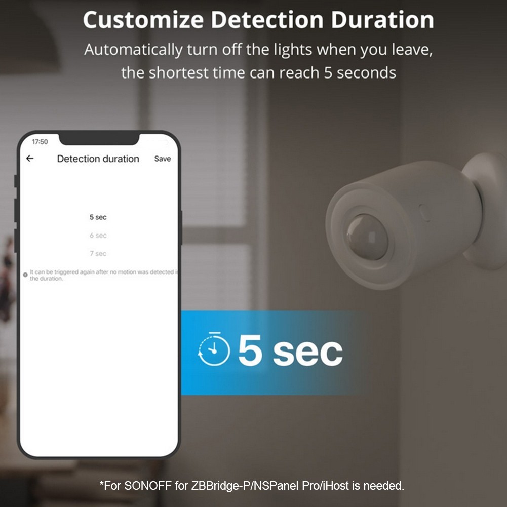 Simple Installation Wireless Motion Sensor for Effortless Home Automation