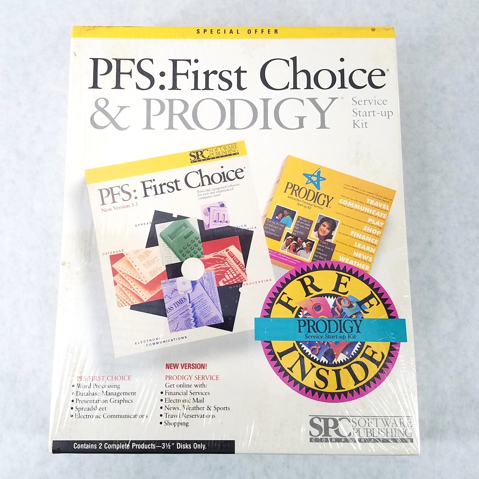 PFS First Choice & Prodigy Service Start-up Kit - 3.5” Disks - FACTORY SEALED!