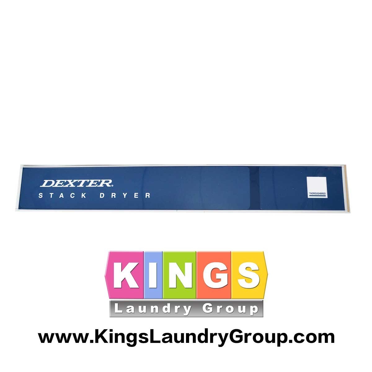Upper Front Panel Decal For Dexter Dryer  9412-084-001 Free Shipping