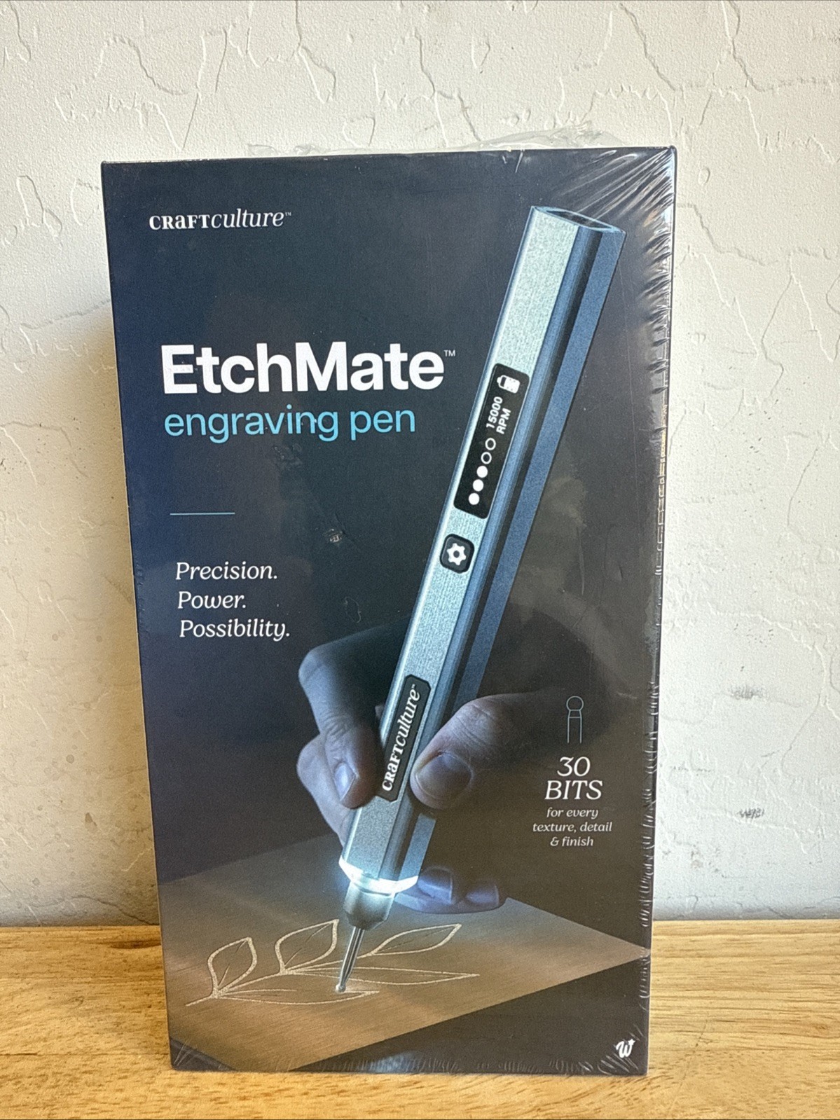 EtchMate Engraving Pen for Metal, Wood, Glass, Plastic & All Materials