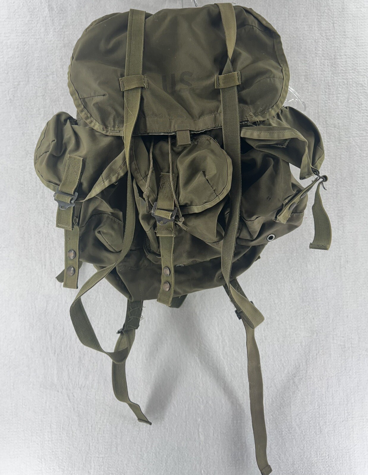 USGI LC-1 Alice Combat Field Pack Without Frame - Nylon Medium Backpack OD Vtg