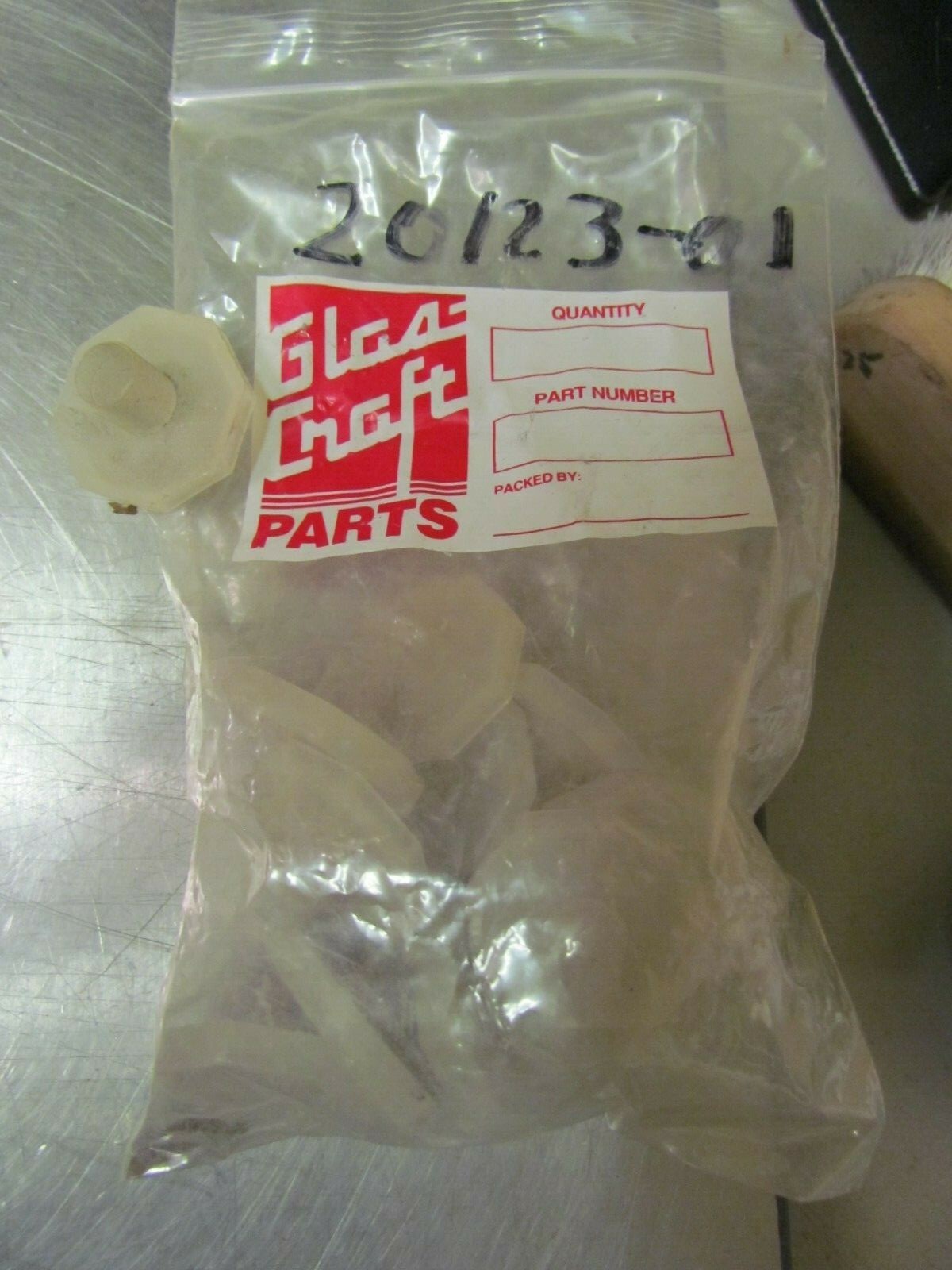 New Old Stock 20123-01 Glas-Craft Plastic Plug / Foot / dial / knob