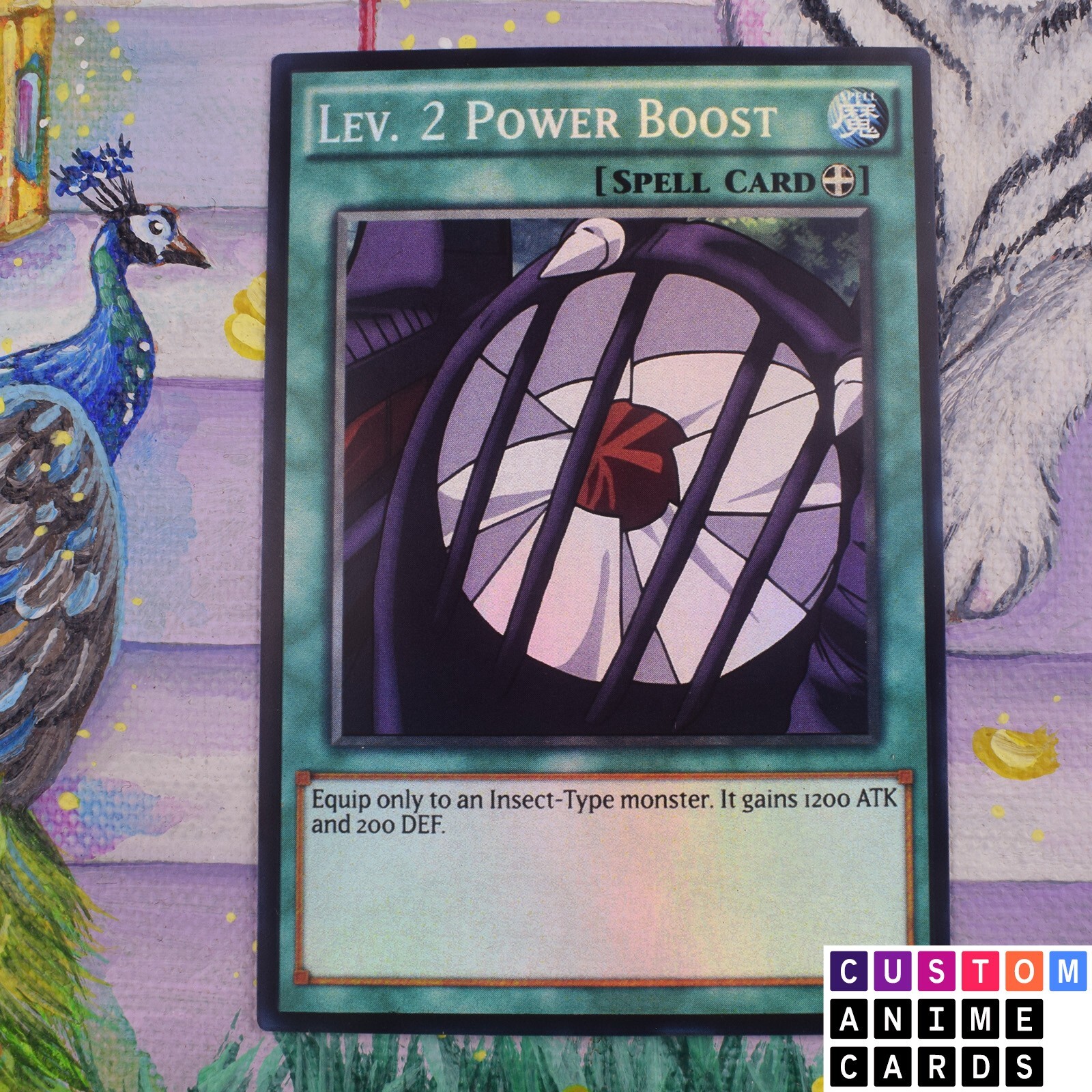 Lev. 2 Power Boost ANIME EFFECT HOLO card