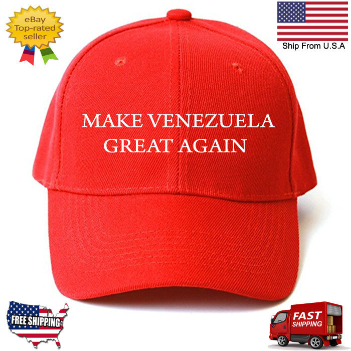 MAKE VENEZUELA GREAT AGAIN HAT Trump Inspired PARODY  EMBROIDERED