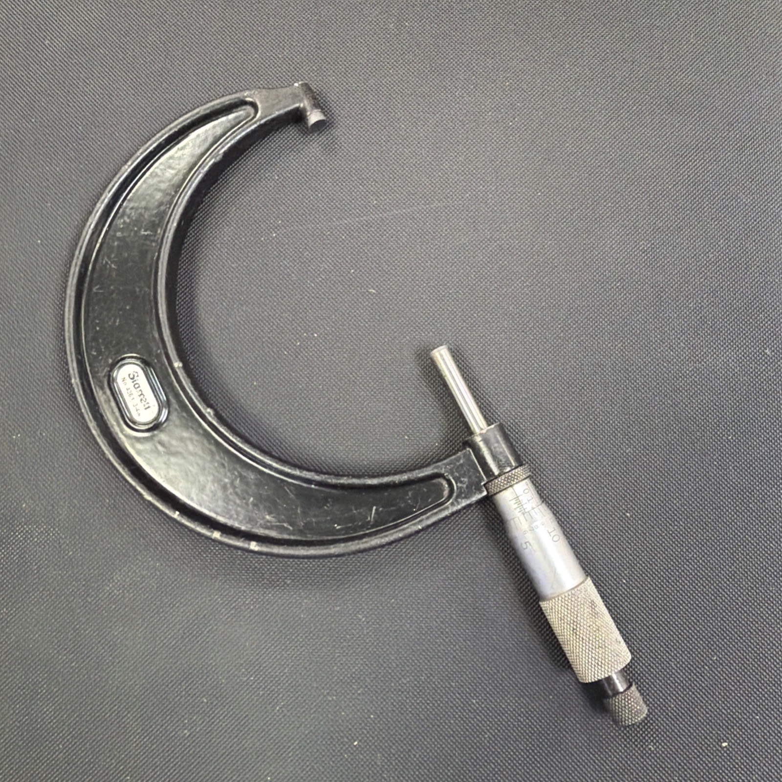 Vintage STARRETT 436.1 Outside Micrometer 3-4" FREE SHIPPING