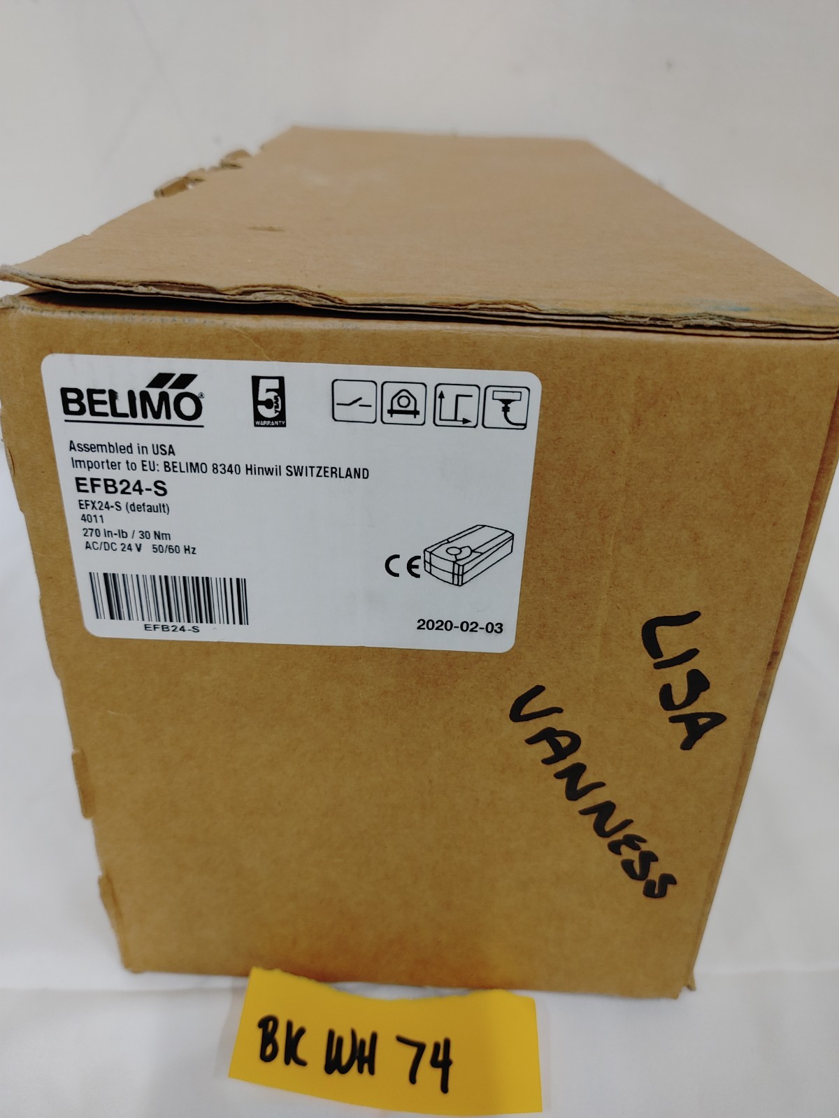 Belimo EFB24-S Damper Actuator NEW