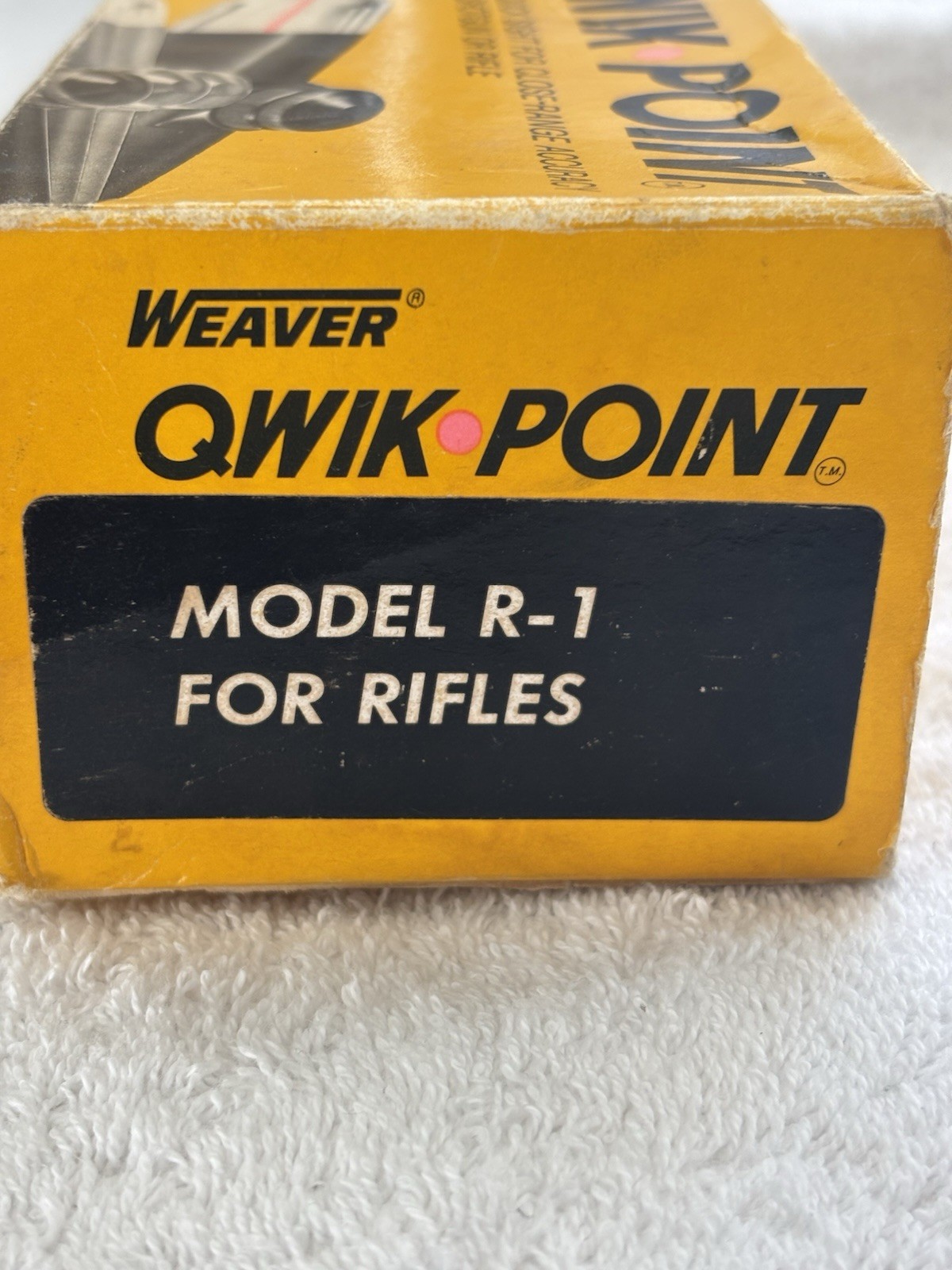 Weaver Qwik Point R-1 Vintage Occulated Red Dot Sight New w/Box