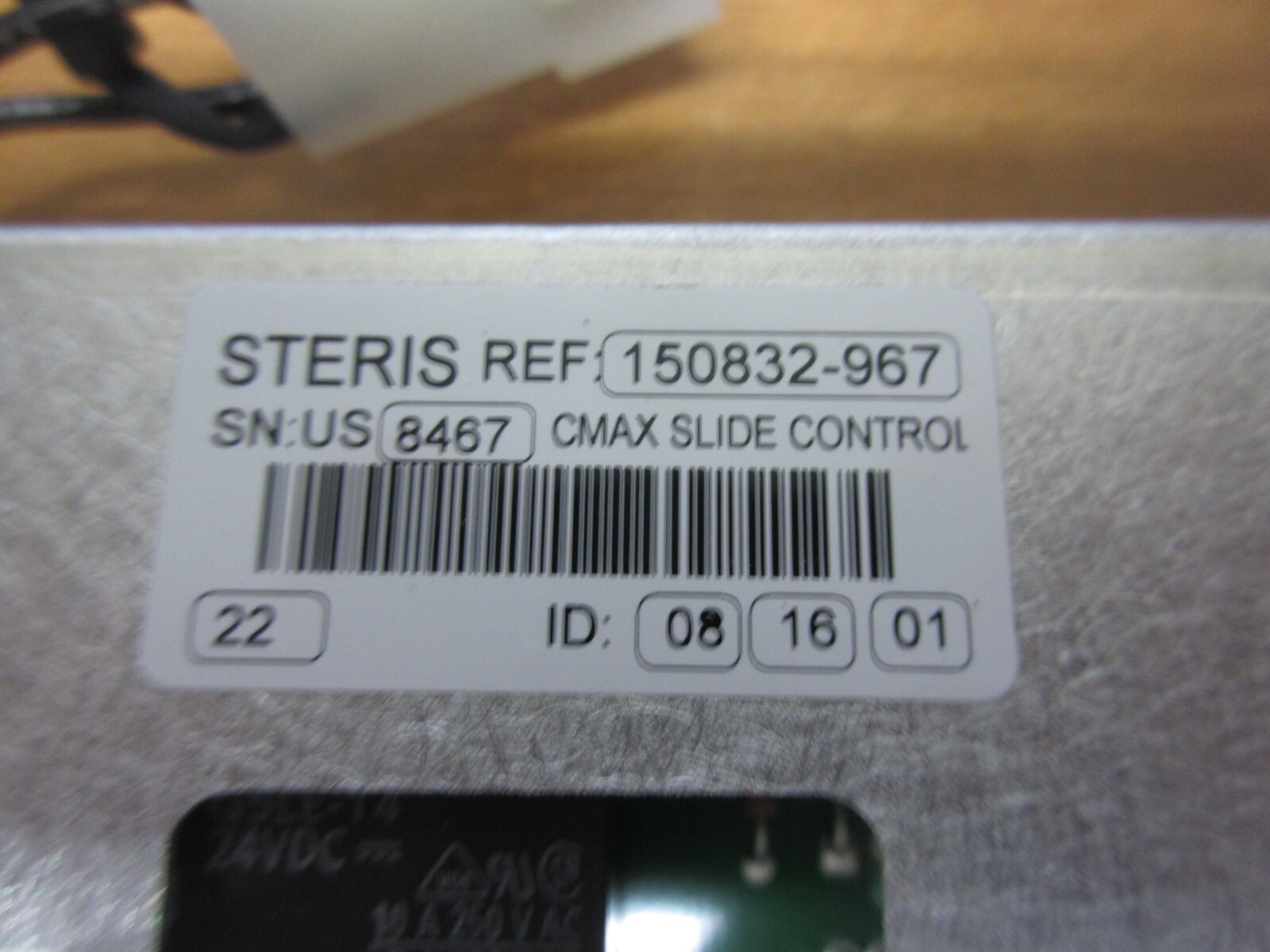 Steris Amsco Cmax Slide Control Board 150832-967