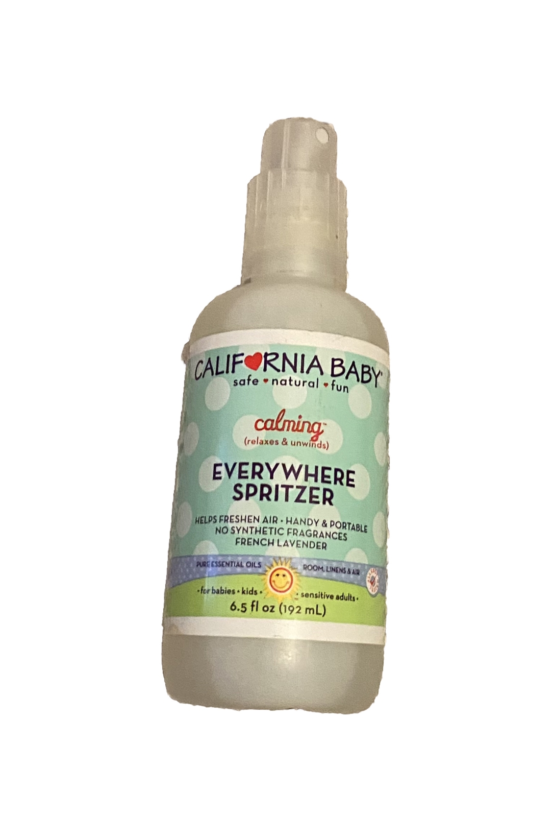 California Baby Calming Everywhere Spritzer - For Babies, Kids - Freshen Air