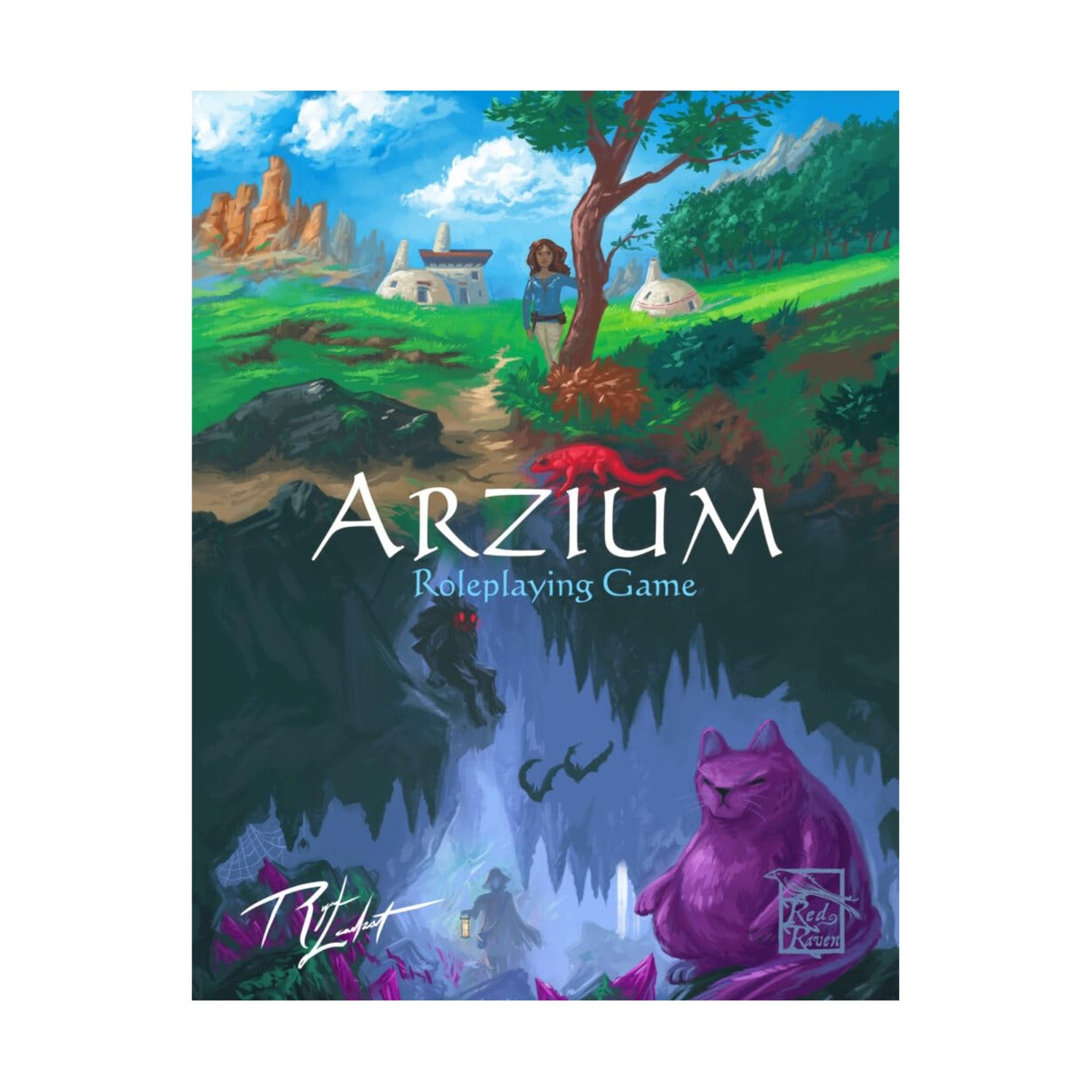 Red Raven World of Arzium RPG - Core Book SW (New)