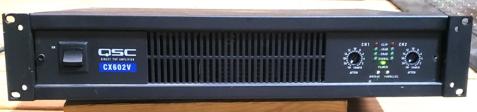 QSC CX-602V 2 channel power amp CX602V